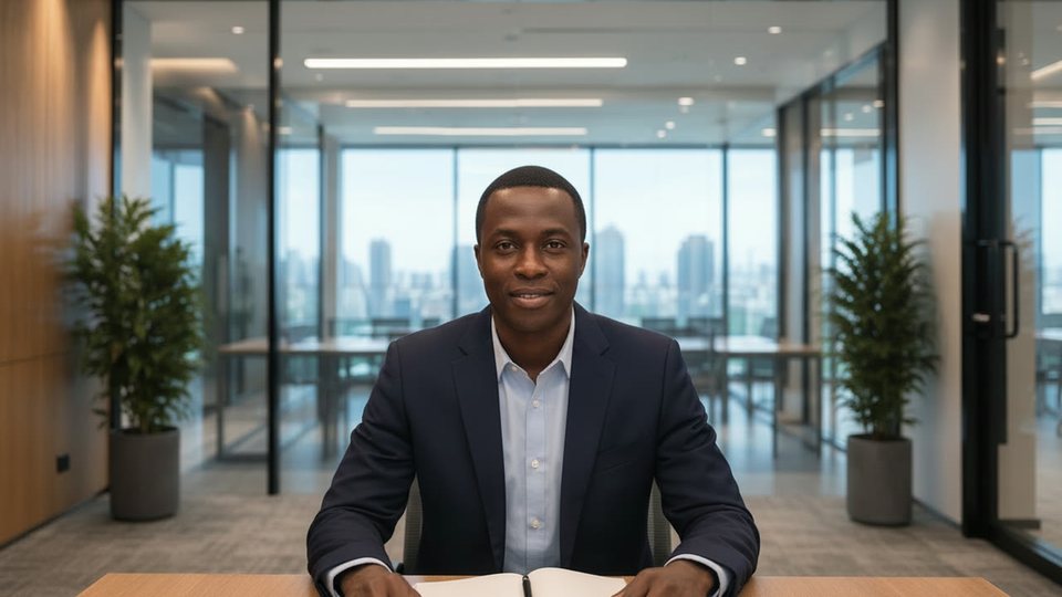 A team member on a video call